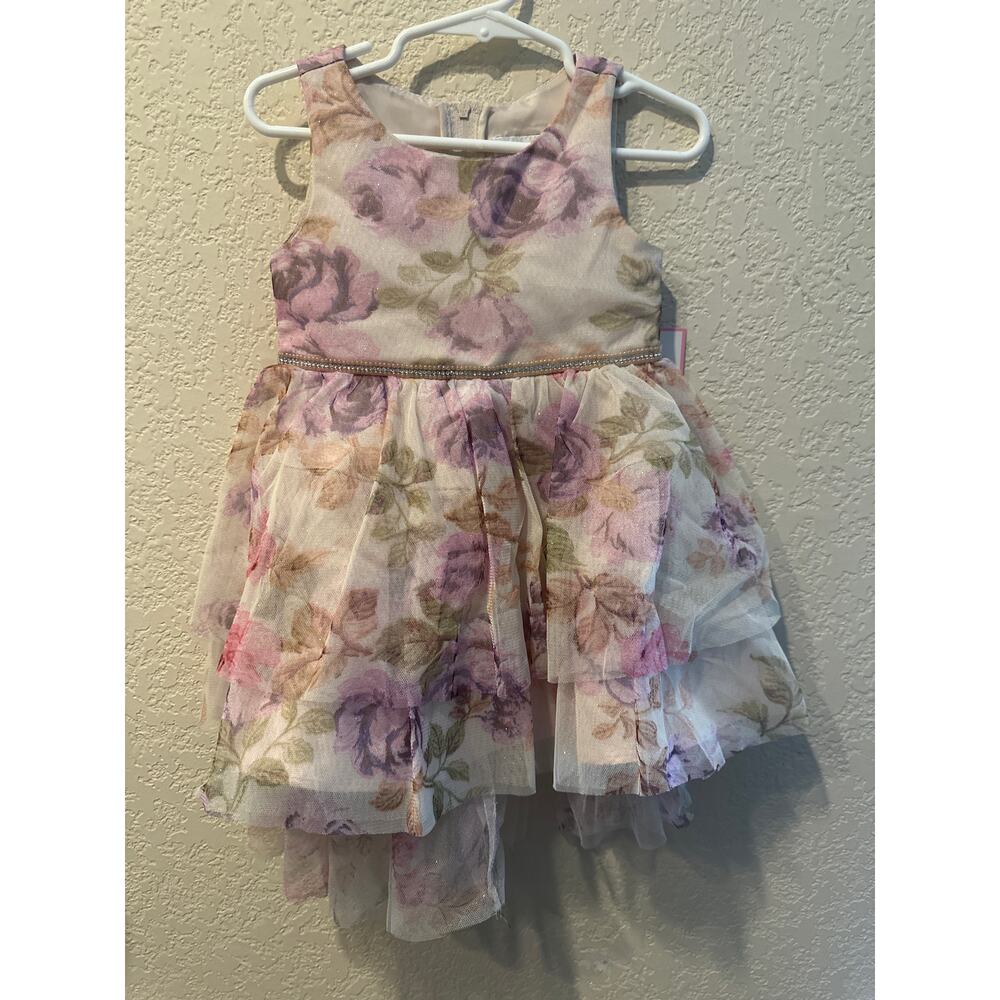 Girls Rare Editions High / Low Tuled Dress. Size 2T  NWT!